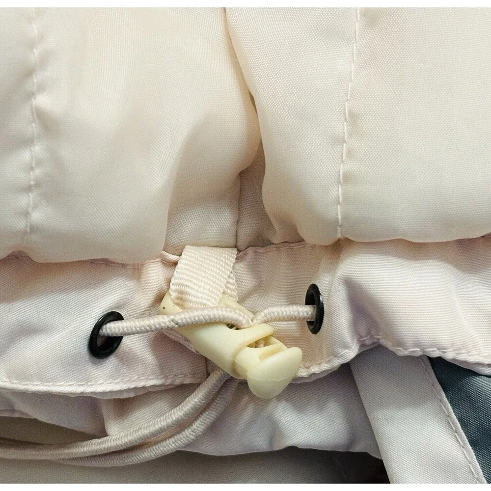 Steve & Barry's Girls Jacket Coat Midweight Pink Gray Hood Zip Pockets‎ Sz 18-20